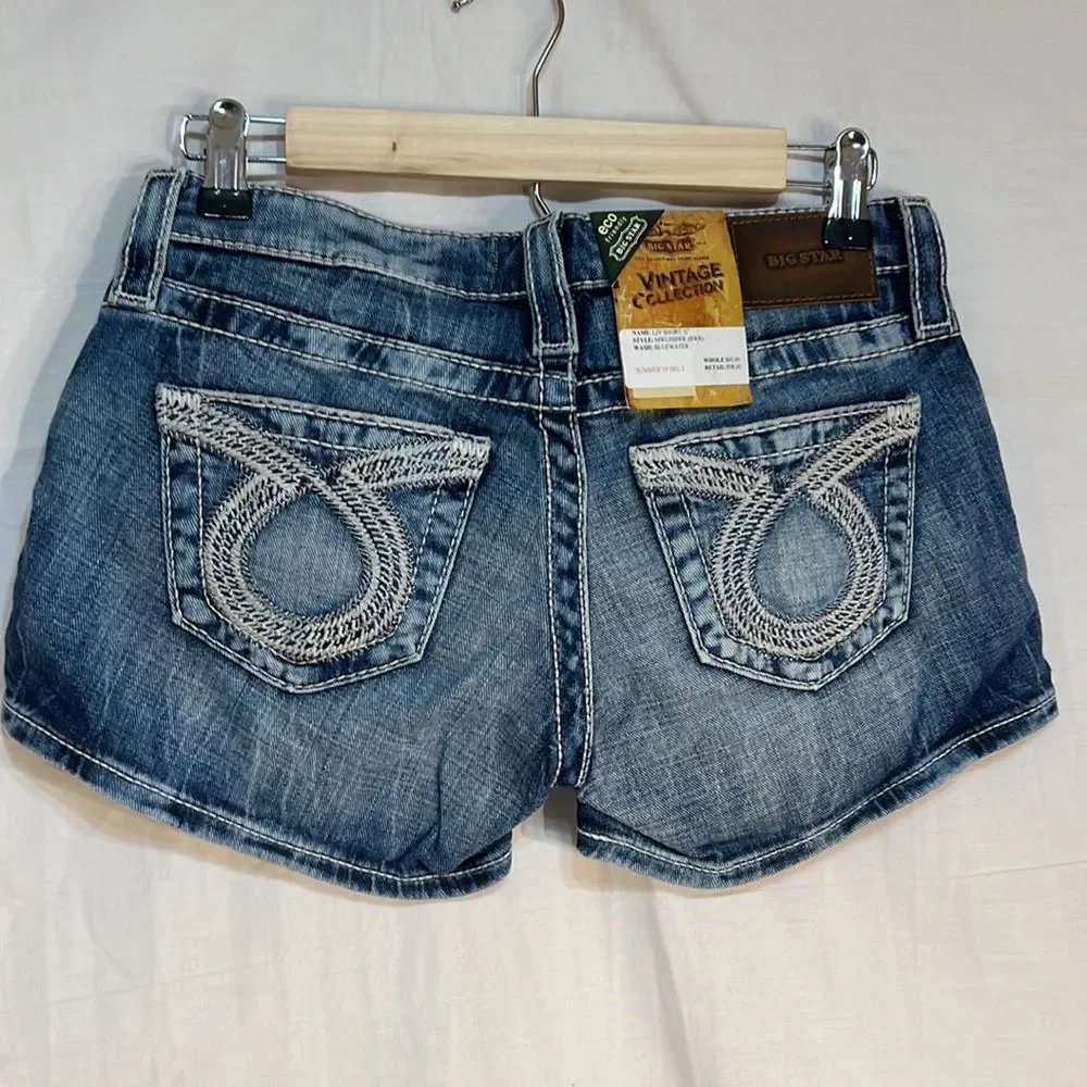 NWT Big Star Liv Short 1/2 jean shorts - Picture 2 of 8